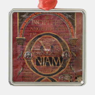 Prologue of the Gospel of St. Luke Metal Tree Decoration