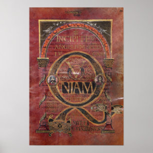 Prologue of the Gospel of St. Luke Poster