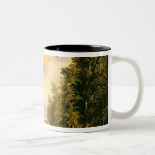 Prologue: The delightful woodland island Two-Tone Coffee Mug