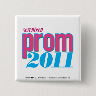 Prom 2011 - Aqua 15 Cm Square Badge