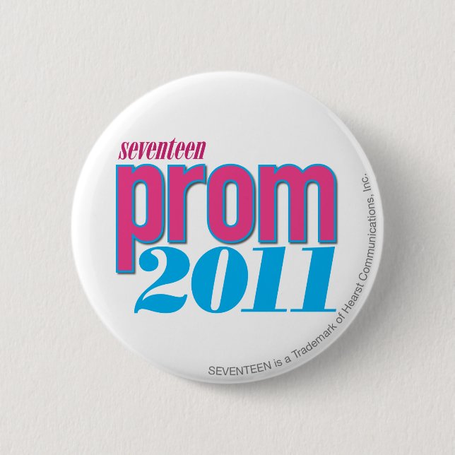 Prom 2011 - Aqua 6 Cm Round Badge (Front)