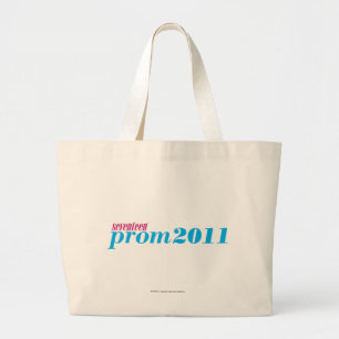 Prom 2011 - Aqua Large Tote Bag