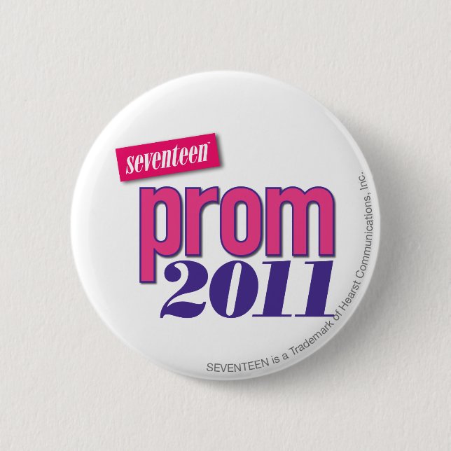 Prom 2011 - Pink 6 Cm Round Badge (Front)