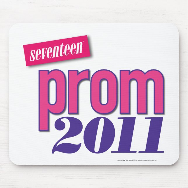 Prom 2011 - Pink Mouse Mat (Front)