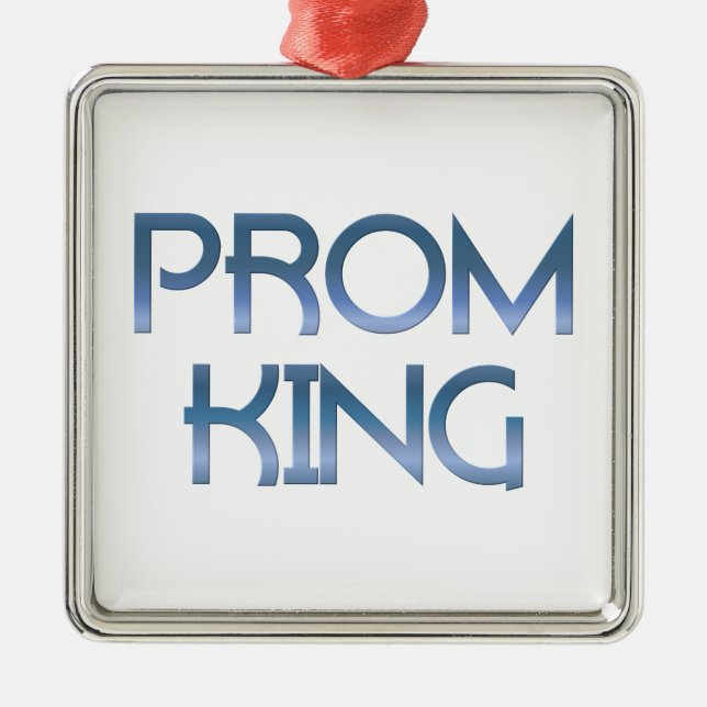 Prom King Metal Tree Decoration (Front)