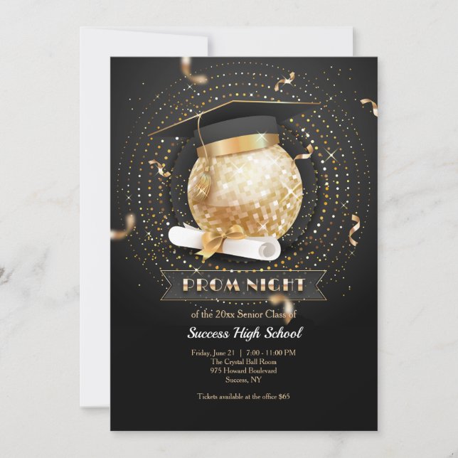 Prom Night Invitation (Front)