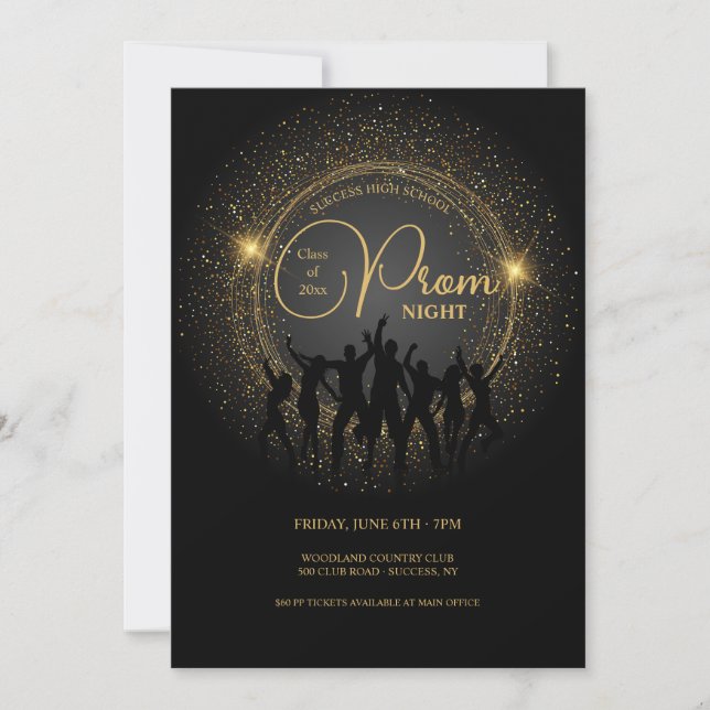 Prom Night Invitations (Front)