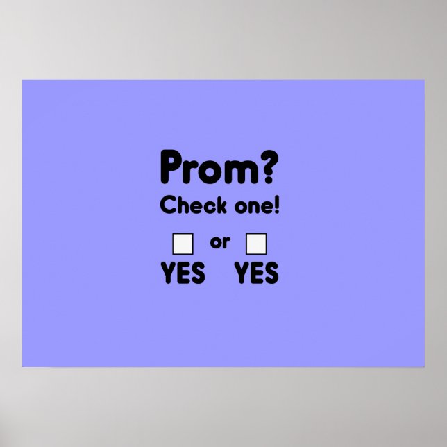 Prom night? poster (Front)