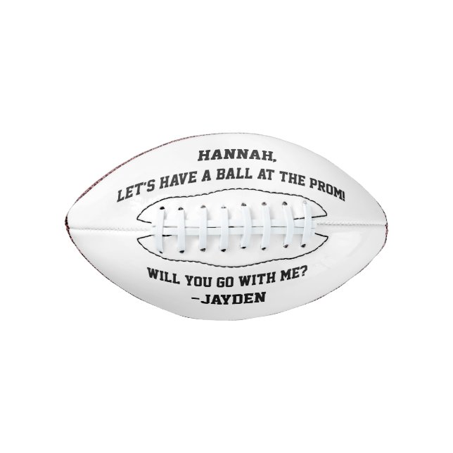 Prom Proposal American Football (Front)