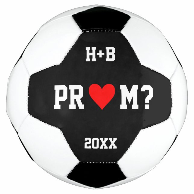 Prom Proposal Ideas Modern Soccer Promposal Football (Front)
