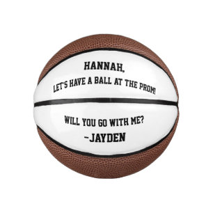 Prom Proposal Mini Basketball