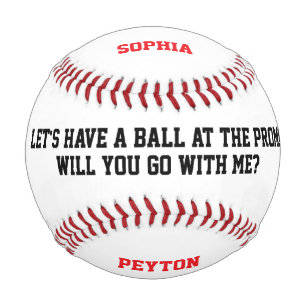 Prom Proposal Posal Baseball