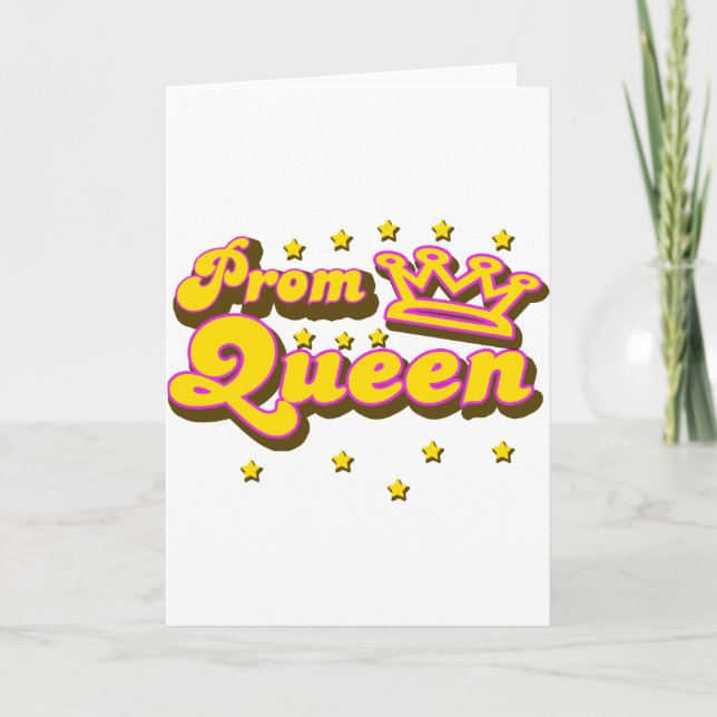 Prom Queen Card (Front)