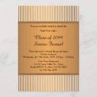 Prom senior formal class 2099,gold bronze,original