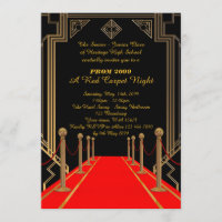 Prom Senior-Junior, Gatsby style, Red Carpet Night