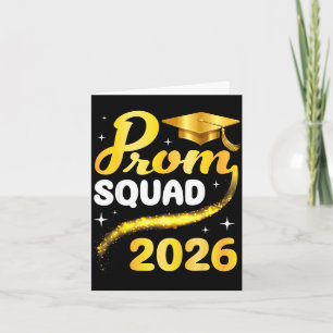 Prom squad 2026 senior graduation class of schoolP Card