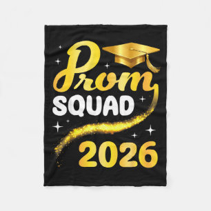 Prom squad 2026 senior graduation class of schoolP Fleece Blanket