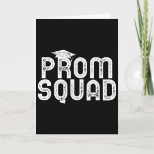 Prom Squad Funny Prom Graduation Cl Of 2026 Card