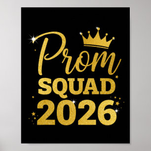 Prom Squad Graduation Cl Of 2026 Poster
