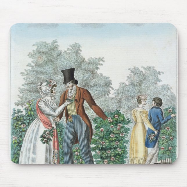 Promenade at Fontenay-aux-Roses Mouse Mat (Front)