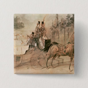 Promenade au Bois 15 Cm Square Badge