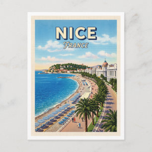 Promenade des Anglais Nice France Postcard