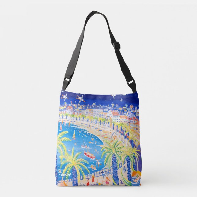 Promenade des Anglais Nice seaside bag. John Dyer Crossbody Bag (Back)