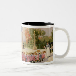 Promenade des Enfants Two-Tone Coffee Mug