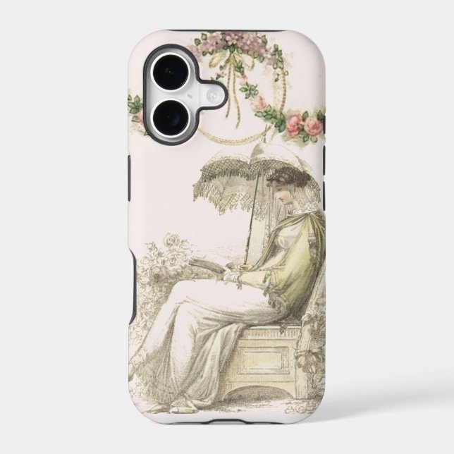 'Promenade Dress' Regency fashionplate    Mouse Pa (Back)