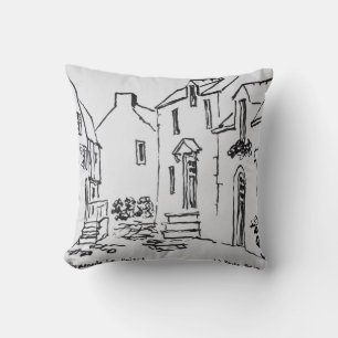 Promenade du Ruicard La Roche-Bernard, Brittany Cushion