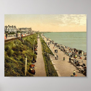 Promenade looking east, Clacton-on-Sea, England cl Poster