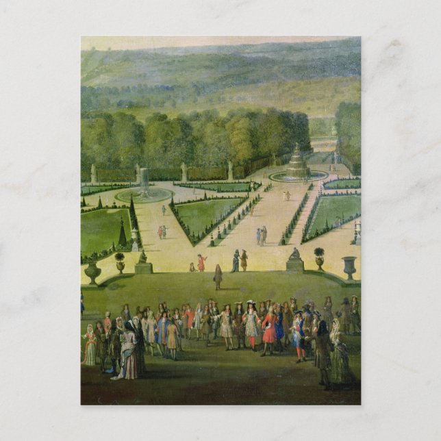 Promenade of Louis XIV by the Parterre du Nord Postcard (Front)