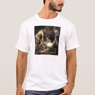 Prometheus Being Chained, by Dirck van Baburen T-Shirt
