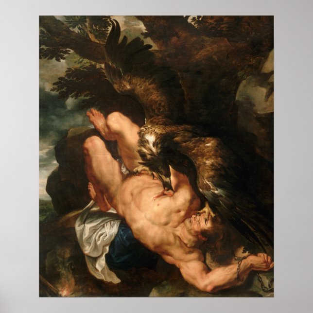 Prometheus Bound by Peter Paul Rubens - Poster (Front)