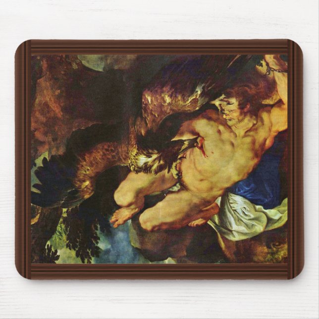 Prometheus Bound By Rubens Peter Paul Mouse Mat (Front)