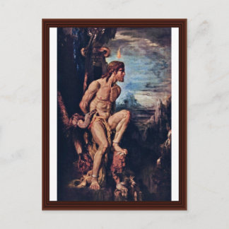 Prometheus By Moreau Gustave Postcard