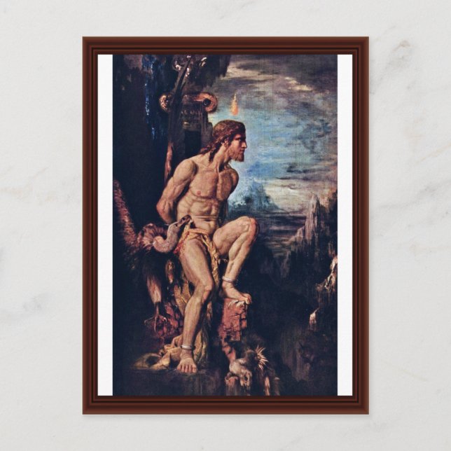 Prometheus By Moreau Gustave Postcard (Front)