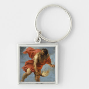 Prometheus Carrying Fire Key Ring