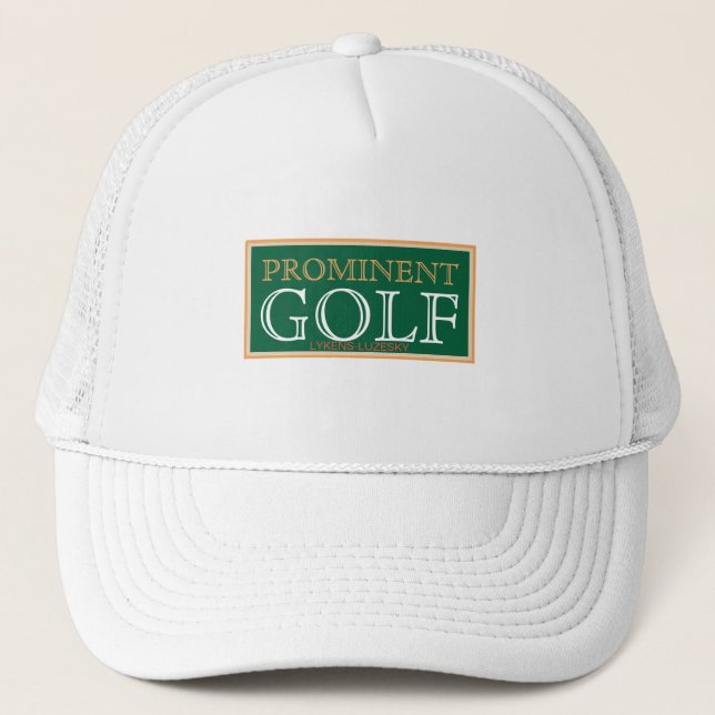 PROMINENT GOLF TRUCKER HAT (Front)