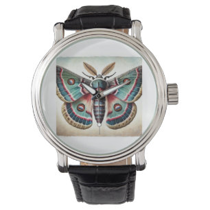 Prominent Moth 170724IREF228 - Watercolor Watch