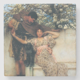 Promise of Spring (by Lawrence Alma-Tadema) Stone Coaster