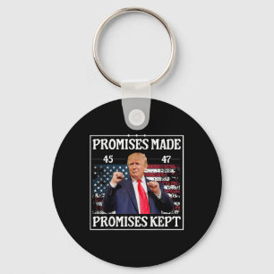 Promises Made Promises Kept Trump  Key Ring