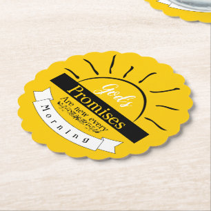 Promises paper coaster
