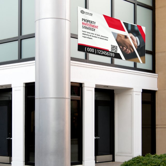 Promo Banner Red Template (Outside Building)
