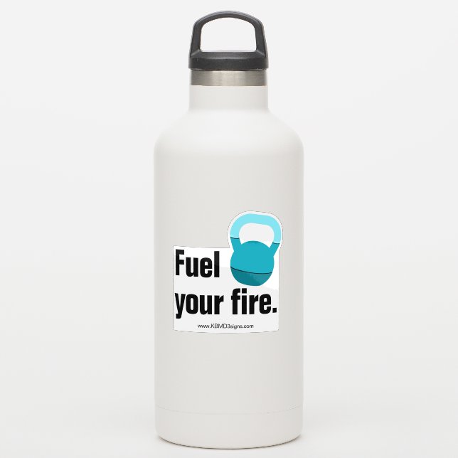 Promo Coach Kettlebell - www - Fuel Your Fire (Waterbottle)