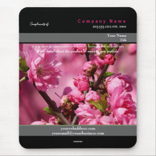 Promo Mousepad Pink Cherry Tree Theme - HAMbyWG