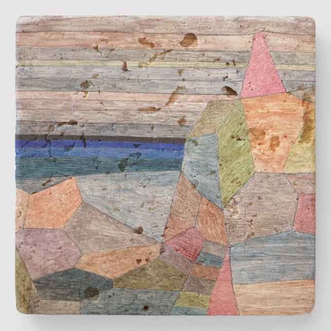 Promontorio Ph | Paul Klee | Stone Coaster (Front)