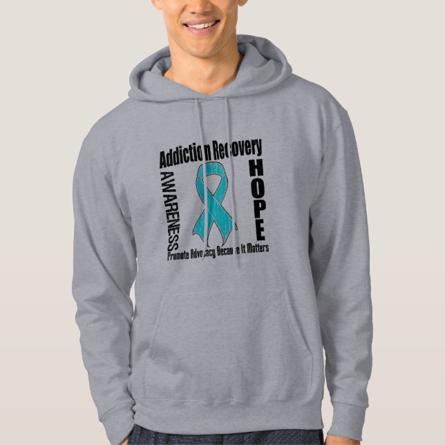 Promote Addiction Recovery Because It Matters Hoodie (Front)