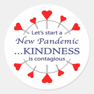 Promote Kindness Classic Round Sticker
