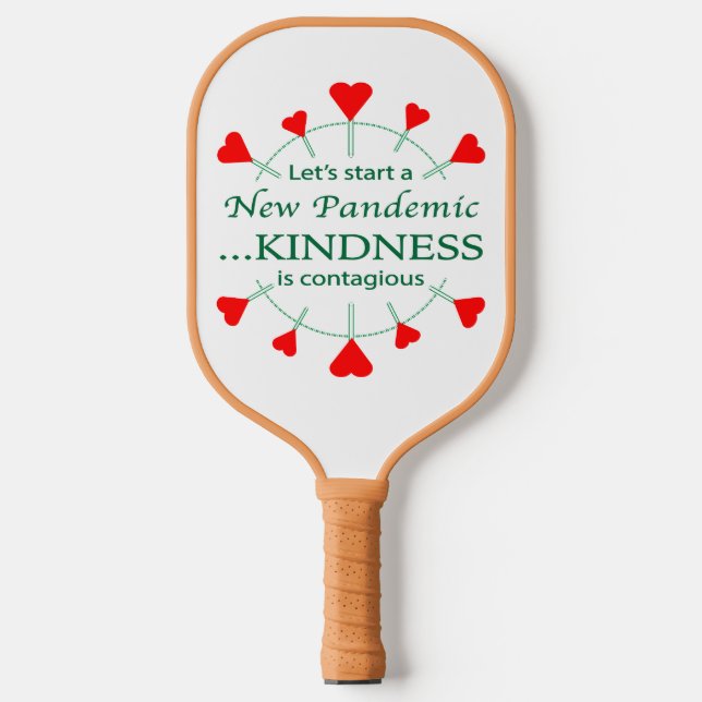 Promote Kindness Pickleball Paddle (Front)